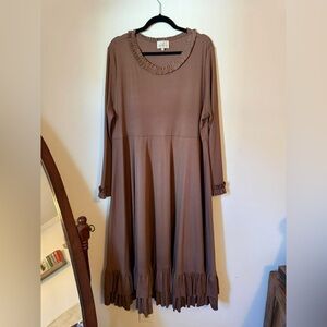 Dainty Jewells Brown Dress